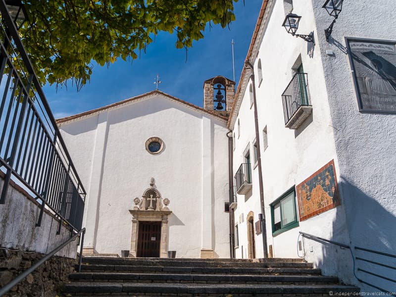 church at Santuari Els Àngels Salvador Dalí in Costa Brava Spain