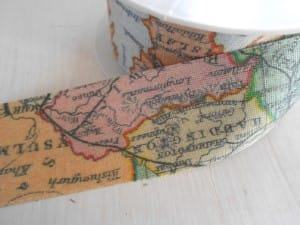 map ribbon travel themed wedding destination wedding