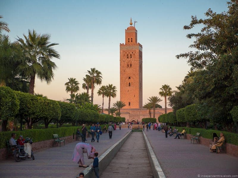 Koutoubia Mosque things to do in Marrakesh Morocco Marrakech