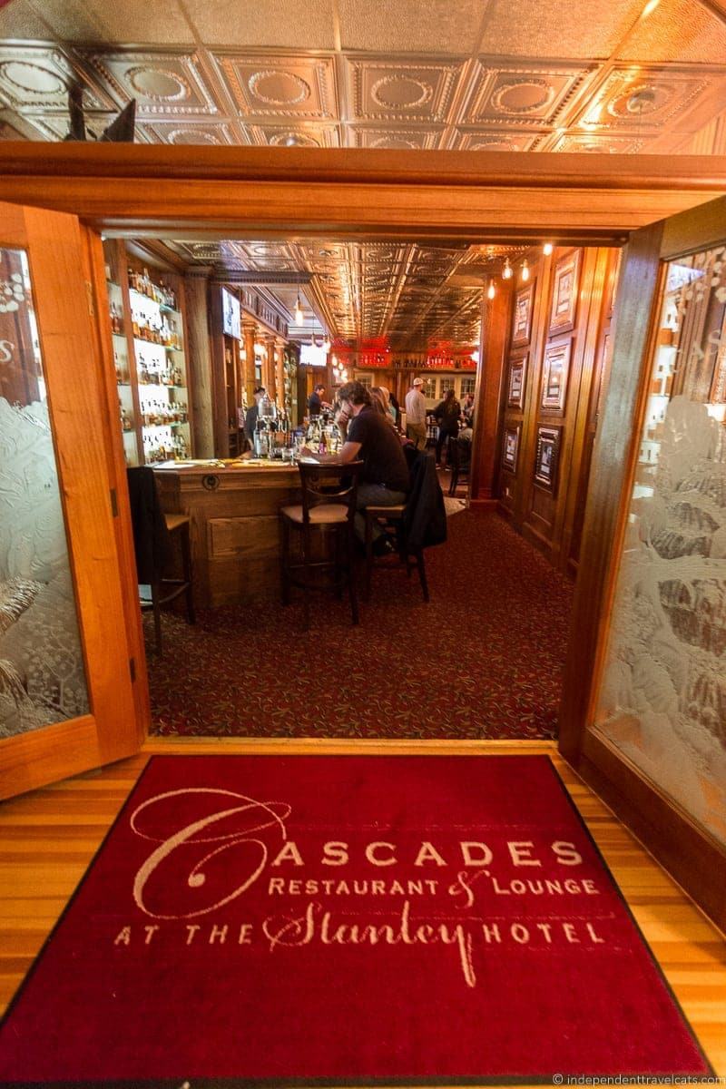 Cascades Restaurant The Stanley Hotel Estes Park Colorado