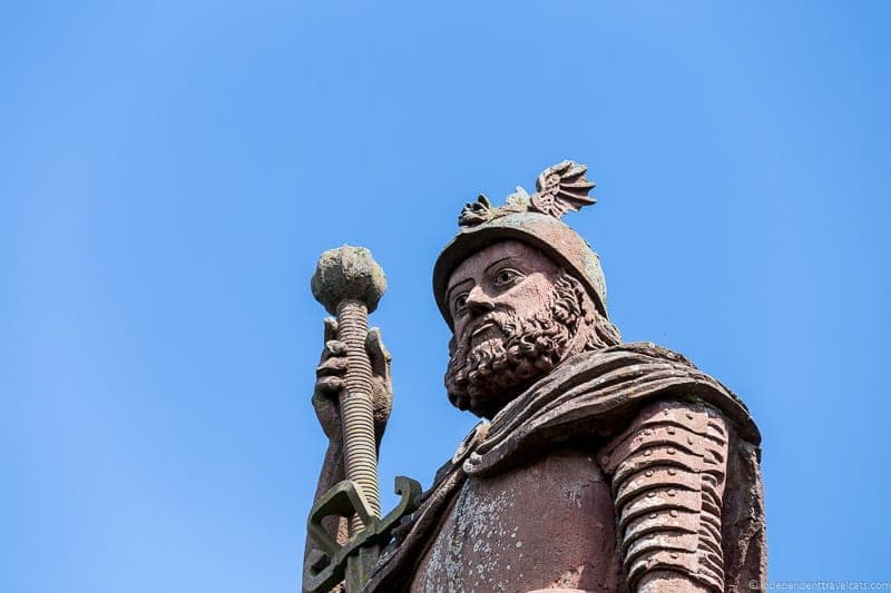 original William Wallace statue Scottish Borders highlights travel Rabbies