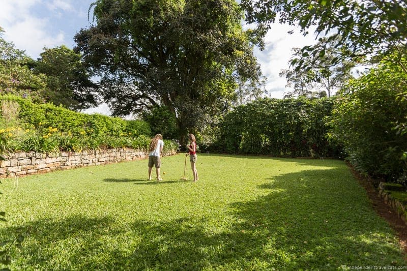 croquet Tientsin Ceylon Tea Trails Sri Lanka hotel resort Tea Country