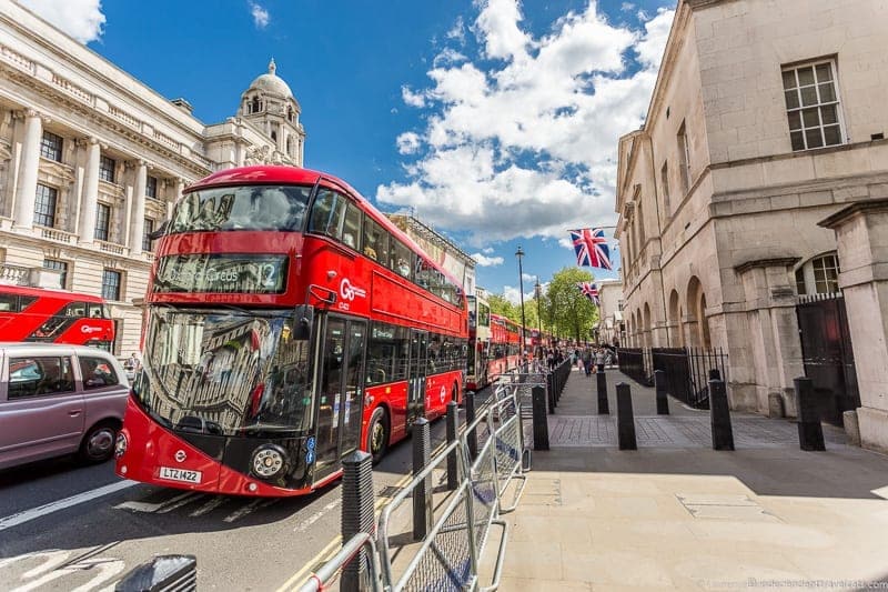 red bus oyster card London public transportation