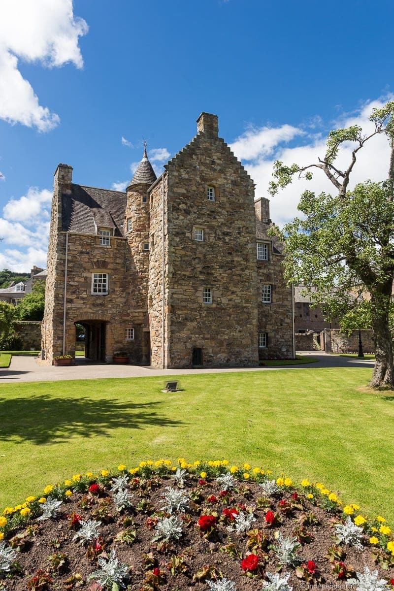 Mary Queen of Scots house Scottish Borders highlights travel Rabbies