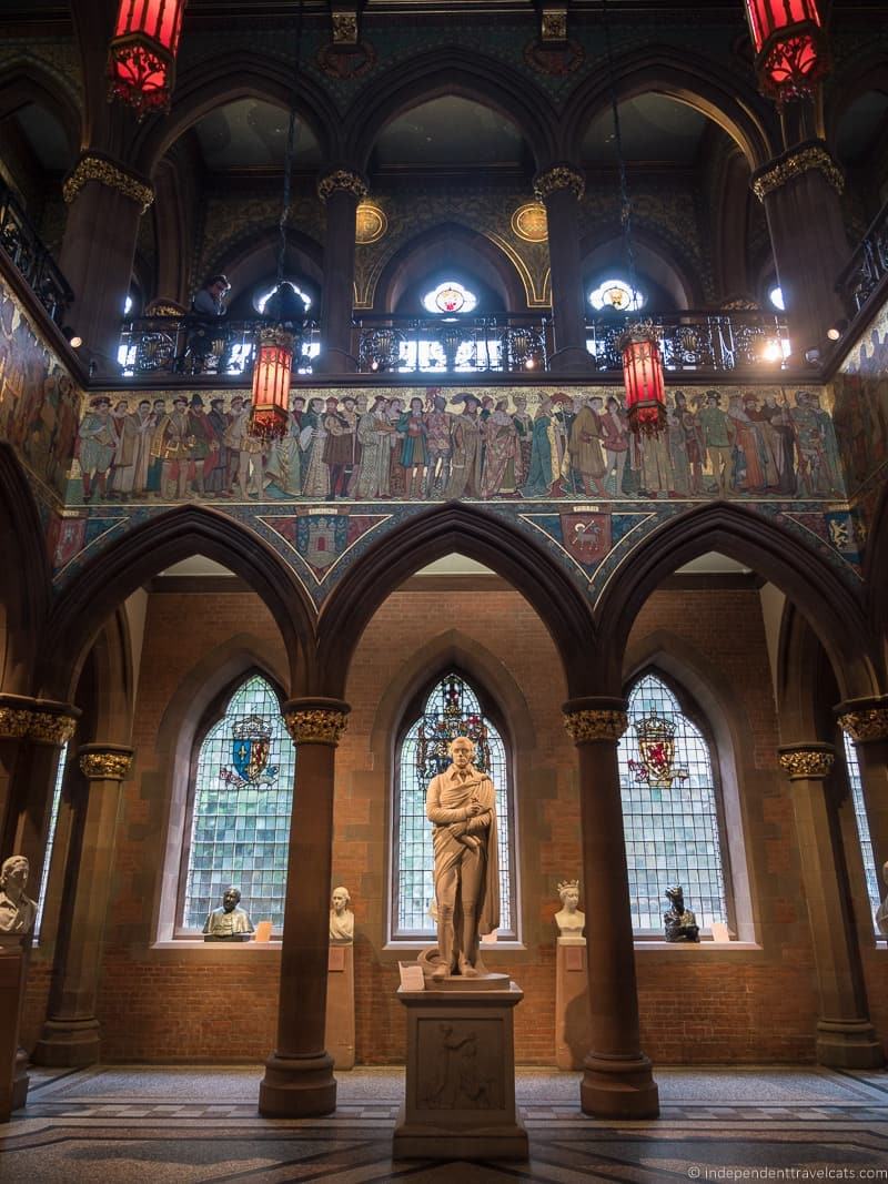 Robert Burns statue National Portrait Gallery Edinburgh 