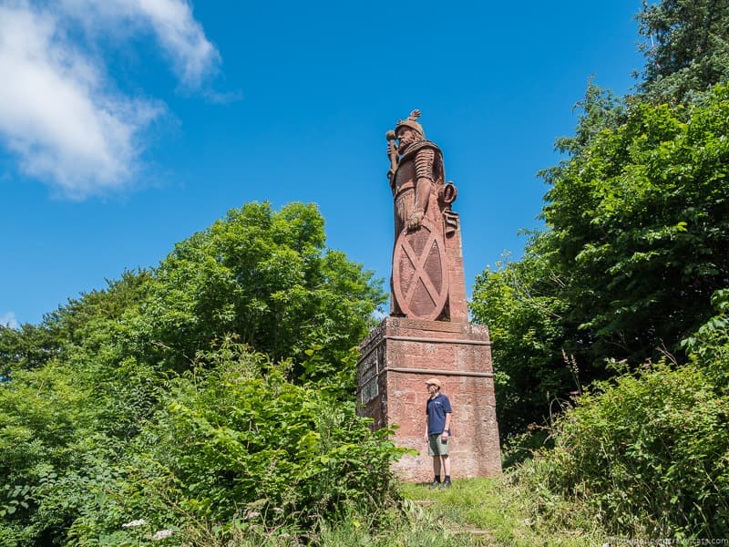 original William Wallace statue Scottish Borders highlights travel Rabbies