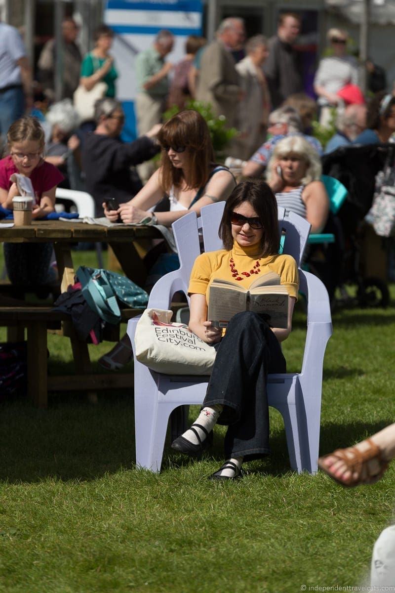 Book festival Edinburgh festivals in August guide