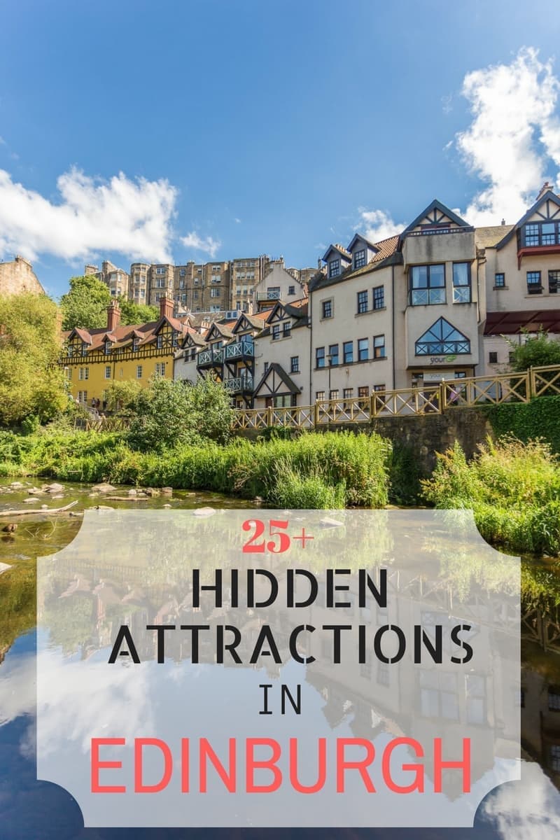 A guide to hidden Edinburgh attractions. This guide takes you beyond the highlights to find hidden things to do in Edinburgh, Scotland that you might not have thought of: