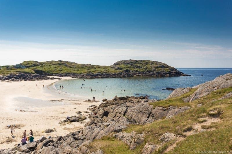 Achmelvich Beach Isle of Skye and Scottish Highlands itinerary trip Scotland