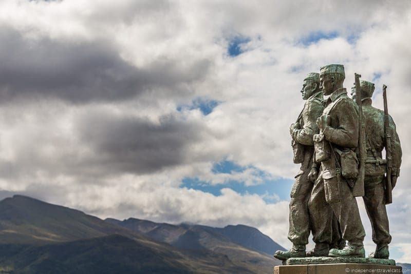 Commando Memorial Isle of Skye and Scottish Highlands itinerary trip Scotland