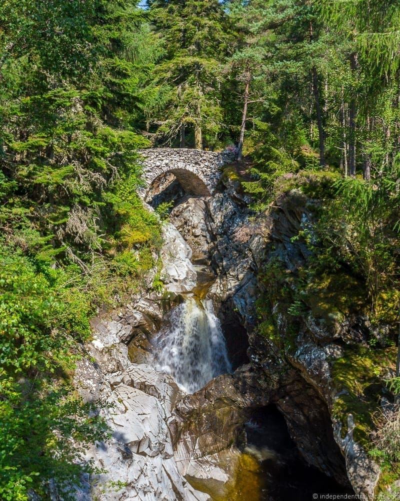 Bruar Falls Isle of Skye and Scottish Highlands itinerary trip Scotland