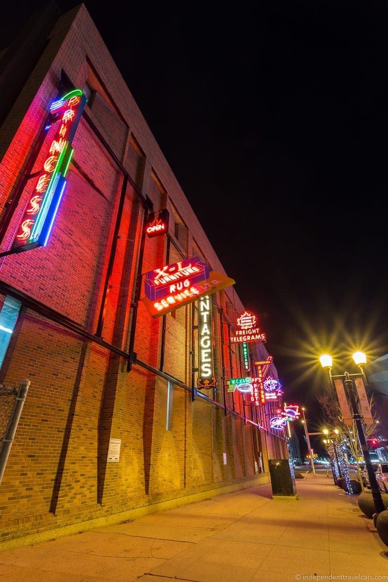 Neon Sign Museum things to do in Edmonton Alberta Yeg guide