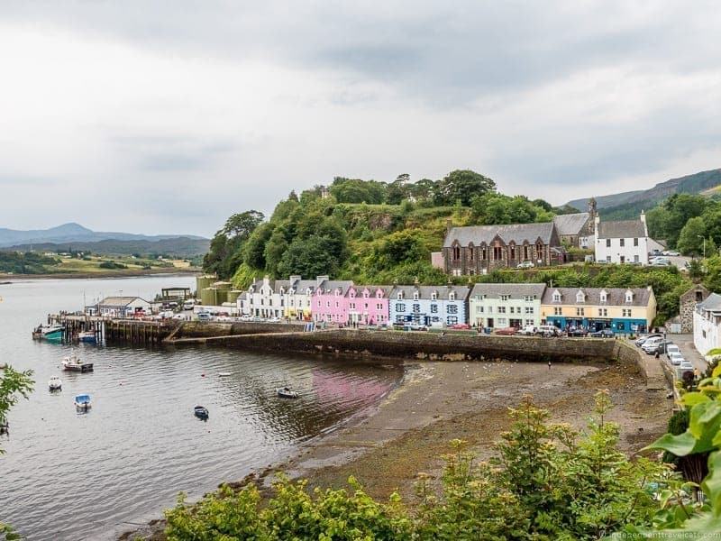 Portree Isle of Skye and Scottish Highlands itinerary trip Scotland