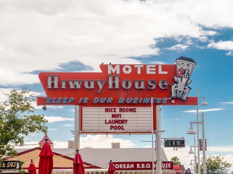 Hiway House Motel Route 66 in Albuquerque New Mexico highlights