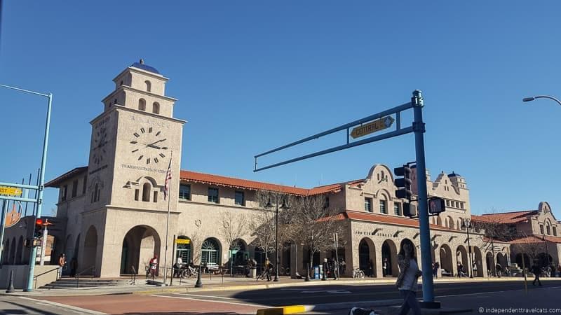 Alvarado Transportation Center Route 66 in Albuquerque New Mexico highlights