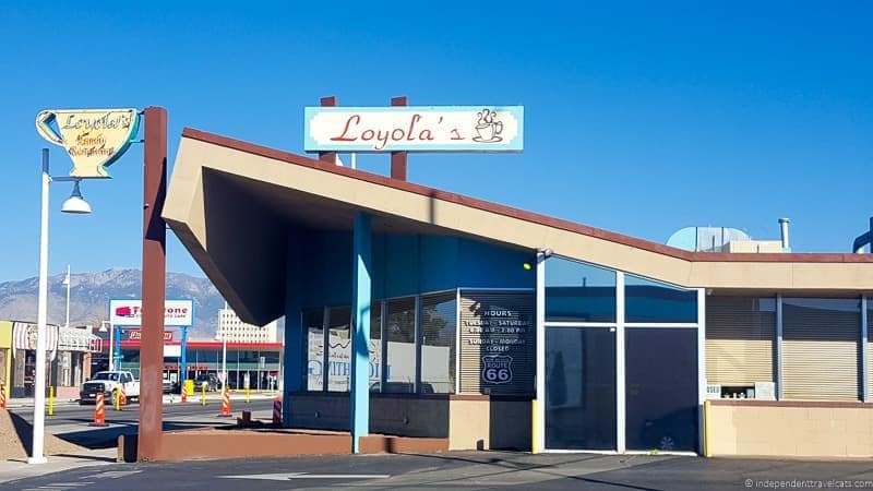 Loyola's Family Restaurant Route 66 in Albuquerque New Mexico highlights