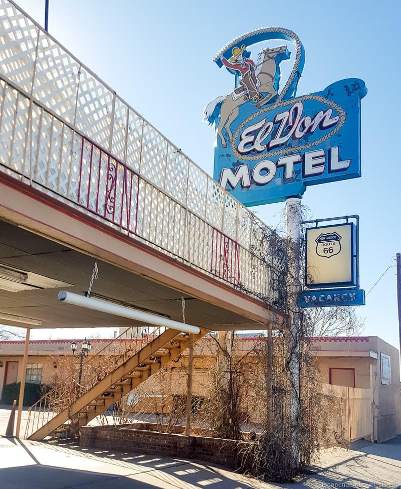 El Don Motel Route 66 in Albuquerque New Mexico highlights