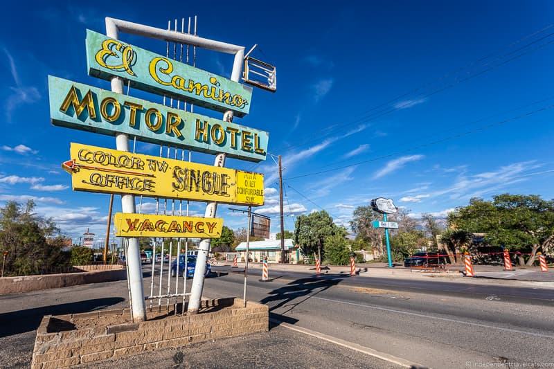 El Camino Motel Route 66 in Albuquerque New Mexico attractions