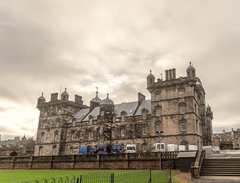 George Heriot's School Hogwarts Harry Potter sites in Edinburgh Scotland J.K. Rowling