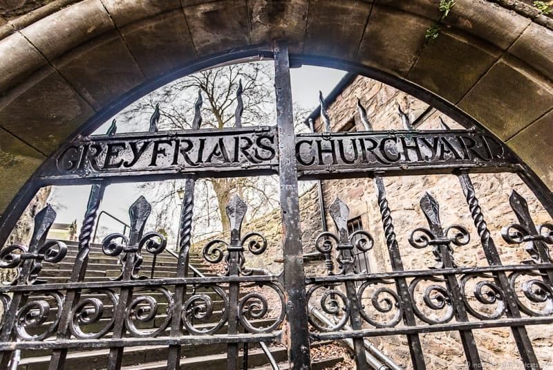 Greyfriars Kirkyard graveyard Harry Potter sites in Edinburgh Scotland J.K. Rowling