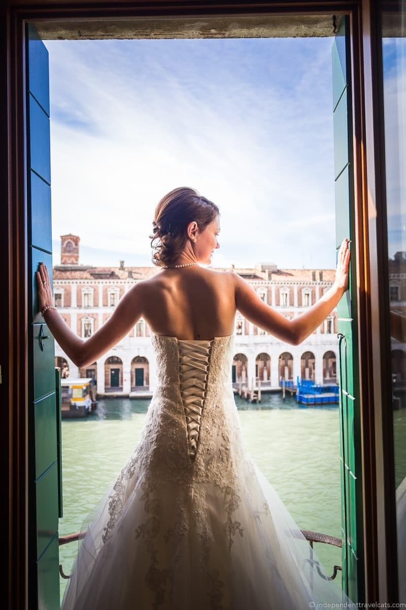 wedding in Venice wedding day Jessica Norah