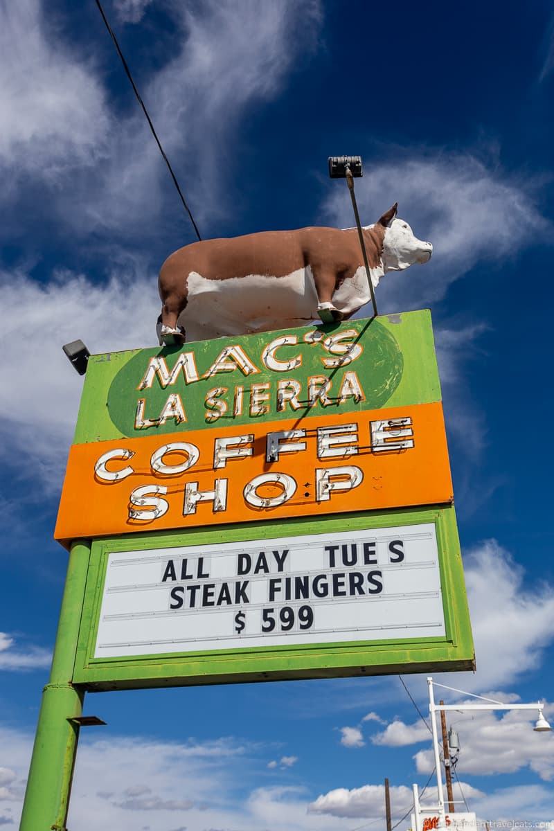 Macs La Sierra Restaurant Route 66 in Albuquerque New Mexico attractions