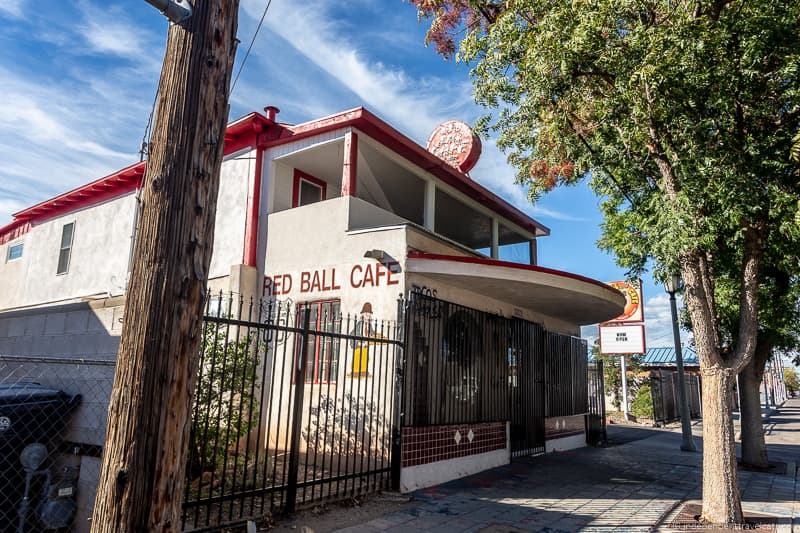 Red Ball Cafe Route 66 in Albuquerque New Mexico attractions