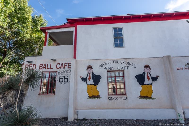 Red Ball Cafe Route 66 in Albuquerque New Mexico attractions