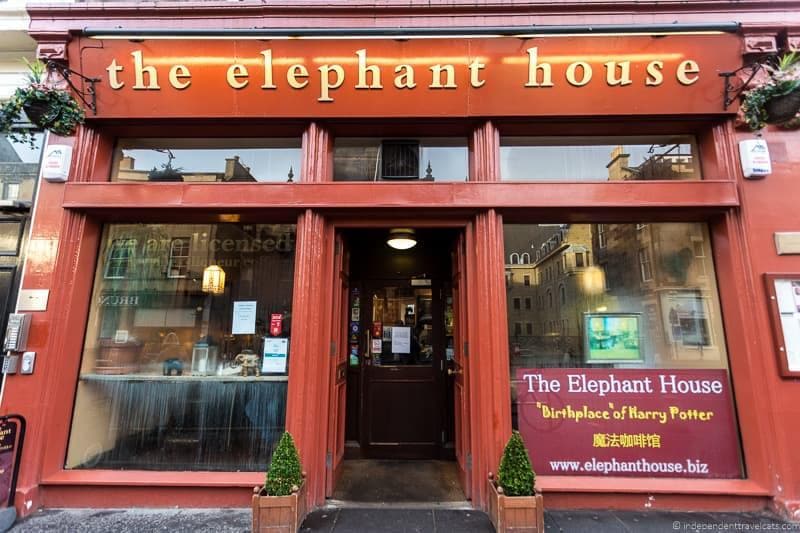 The Elephant House cafe Harry Potter sites in Edinburgh Scotland J.K. Rowling