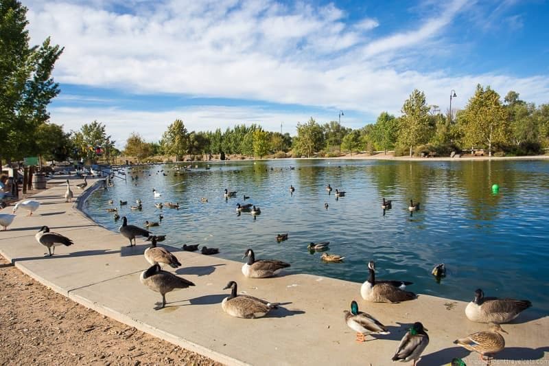 Tingley Beach Route 66 in Albuquerque New Mexico highlights