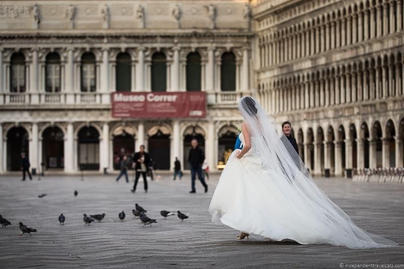 wedding in Venice wedding day Jessica Norah