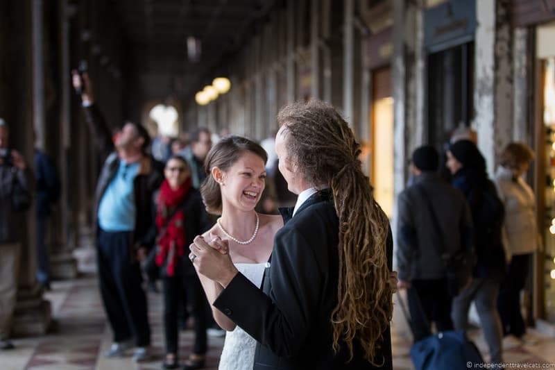 wedding in Venice wedding day Jessica Norah Laurence Norah