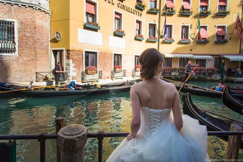 wedding in Venice wedding day Jessica Norah