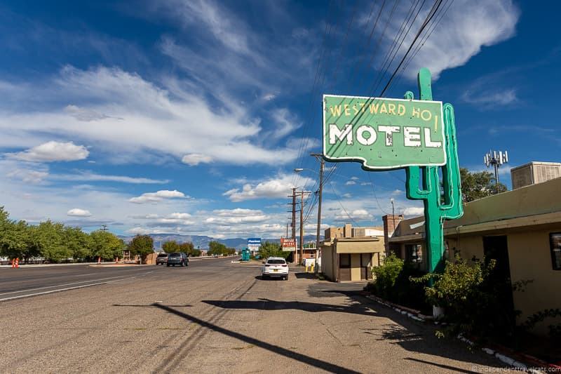 Westward Ho Motel Route 66 in Albuquerque New Mexico attractions