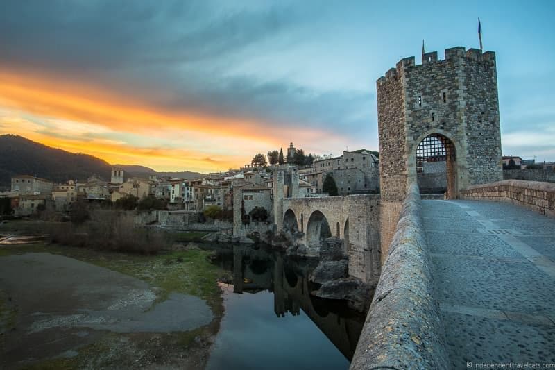 Castellfollit De La Roca Is A Village Of Garrotxa, In The Province