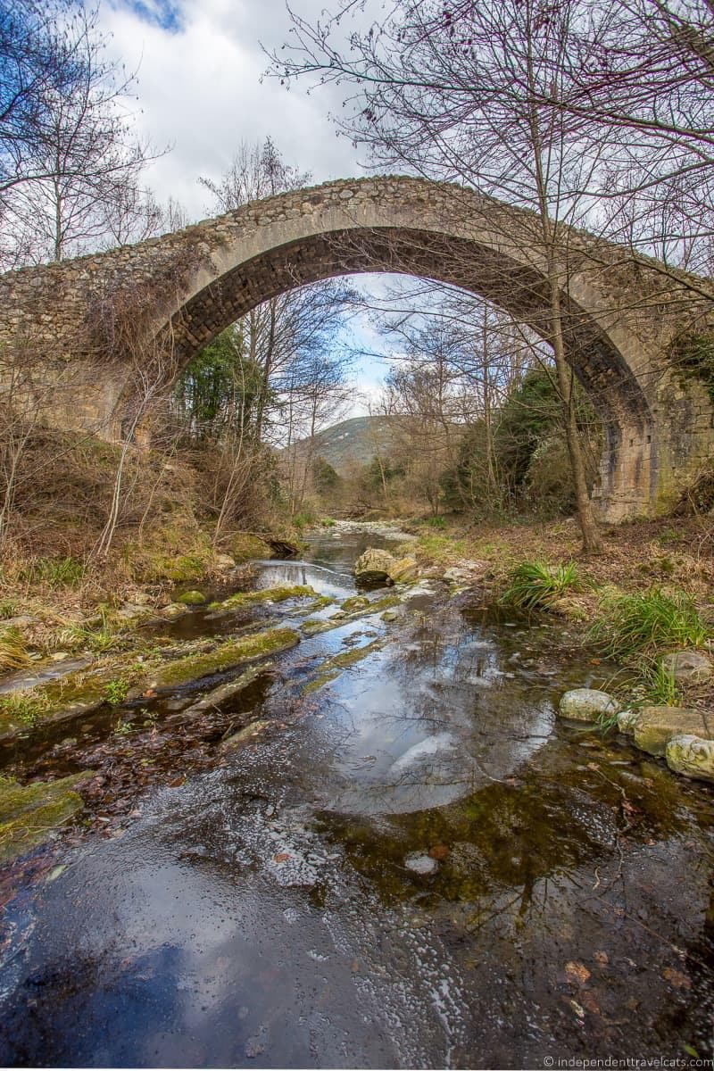 Romanesque bridge things to do in the Spanish Pyrenees in Catalonia Spain