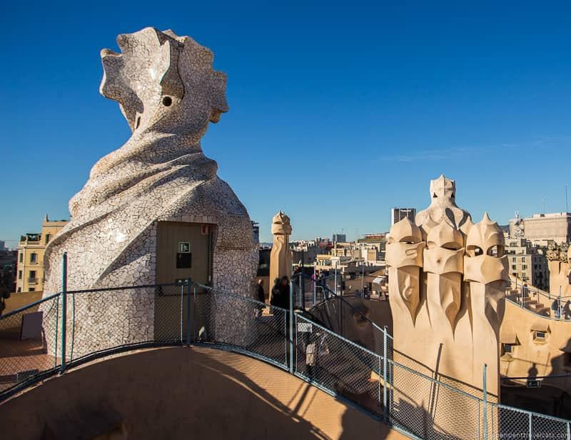 Casa Milá La Pedrera guide to Gaudí sites in Barcelona Spain