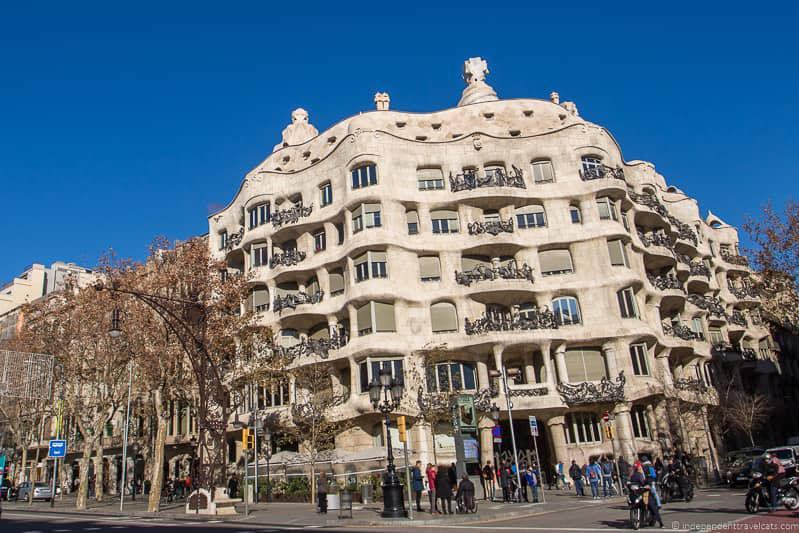 Casa Milá La Pedrera guide to Gaudí sites in Barcelona Spain