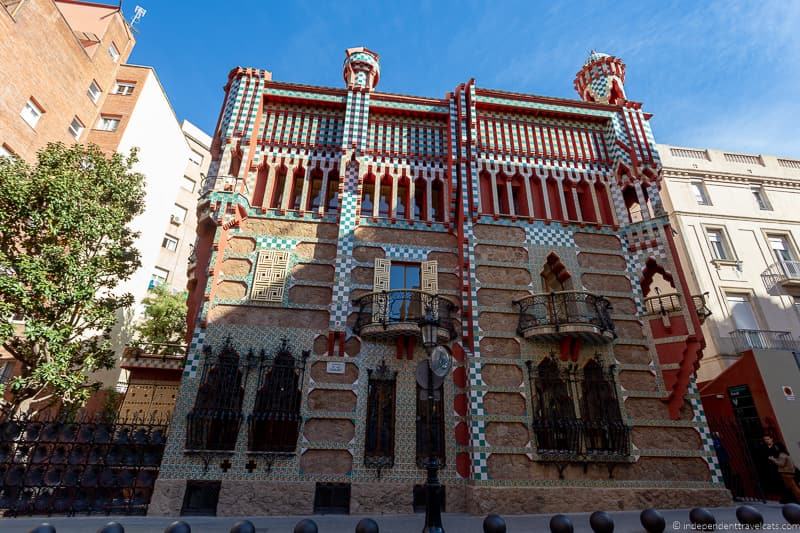 Casa Vicens guide to Gaudí sites in Barcelona Spain