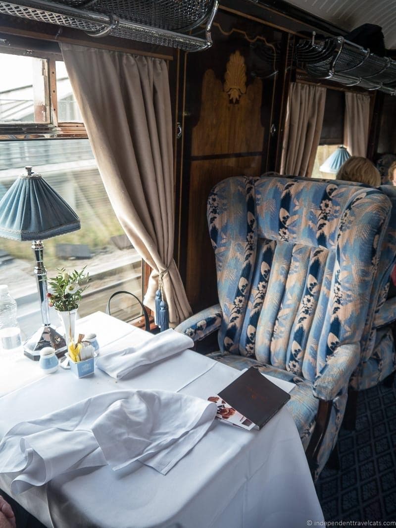 British Pullman train Gwen carriage car