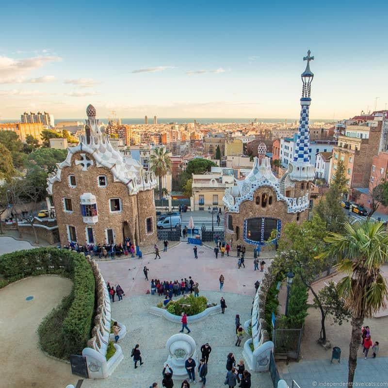 Park Güell guide to Gaudí sites in Barcelona Spain