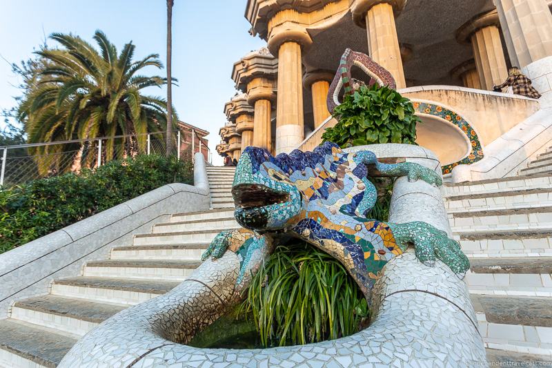 Park Güell guide to Gaudí sites in Barcelona Spain