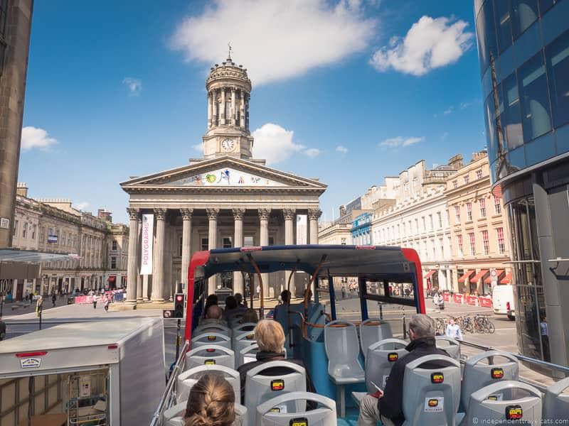 hop on hop off bus top things to do in Glasgow Scotland attractions