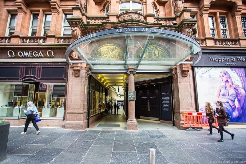 Argyll Arcade top things to do in Glasgow Scotland attractions