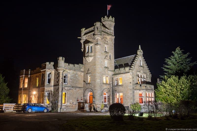 Mansfield Castle Hotel North Coast 500 hotels where to stay along NC500 Scotland