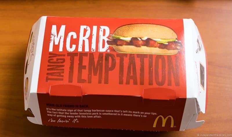 The McRib in Germany