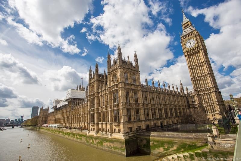 Houses of Parliament top Winston Churchill sites in England