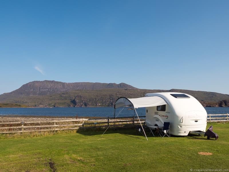 caravan North Coast 500 road trip guide Scotland