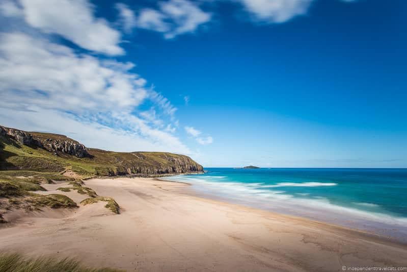 Sandwood Bay beach North Coast 500 road trip guide