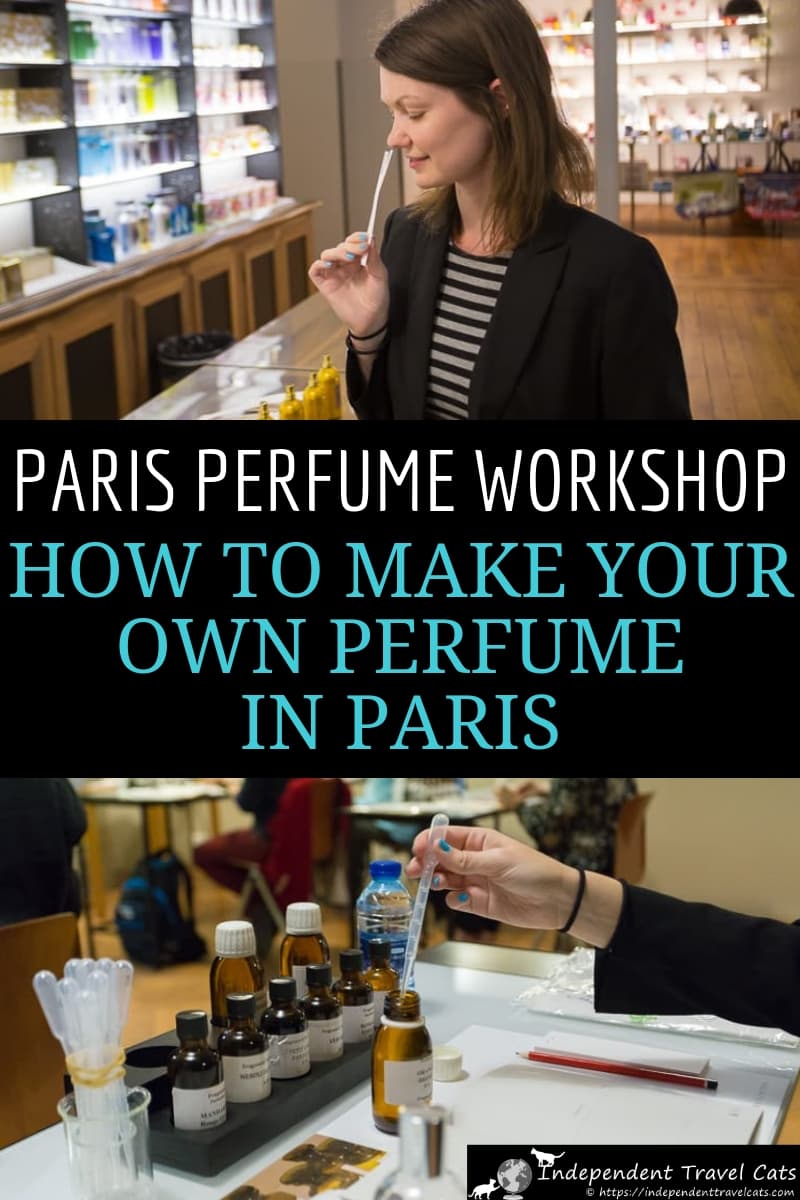 A guide to Paris perfume workshops. Want to make your own custom perfume in Paris France? We'll tell you about Paris perfume workshops, how you can book one, and share our own experiences at the Fragonard Perfume Workshop in Paris. You can also visit the perfume museum in Paris for free! #Paris #perfume #perfumeworkshop #Fragonard #perfumemuseum #Frenchperfume